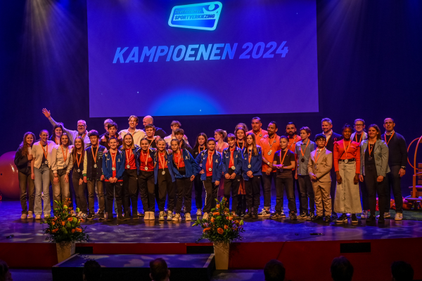 Kampioenen parade Doetinchemse Sportpenning Sportverkiezing